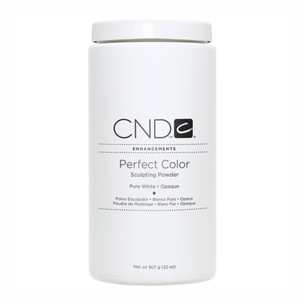 CND™ — 907 PERFECT COLOR SCULPTING POWDER - PURE WHITE OPAQUE