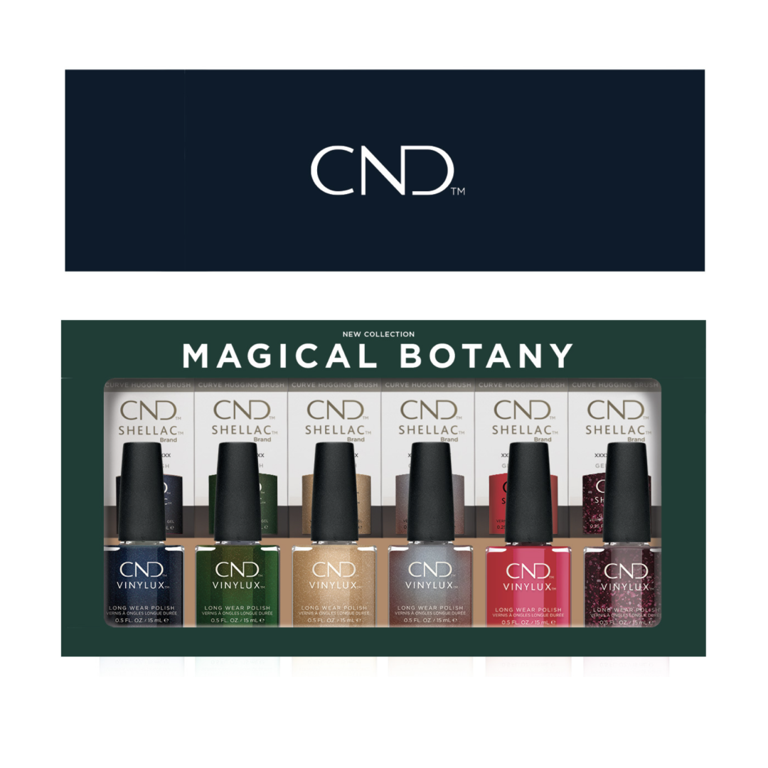 CND™ — Набор оттенков коллекции Cnd Magical Botany (Shellac Vinylux)