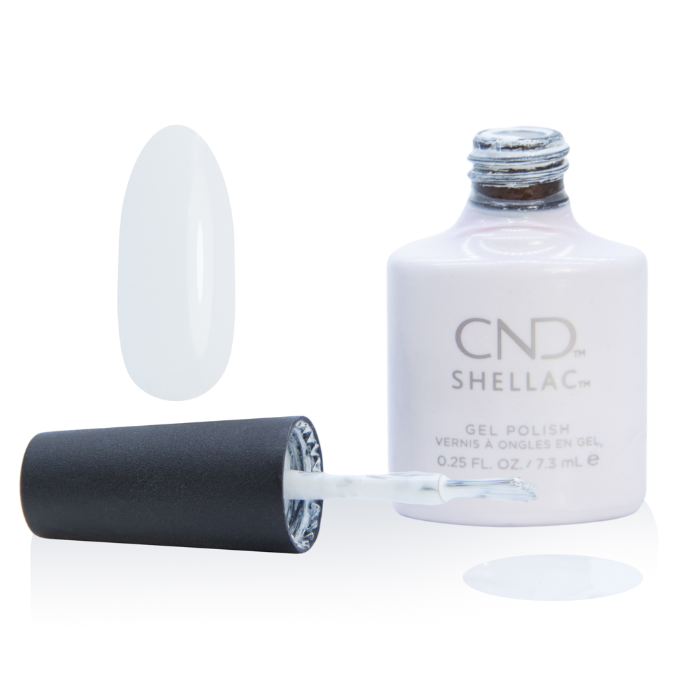 Гель лак Cnd Shellac Cream Puff 001 73 мл белый 